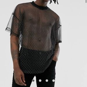 Men mesh shirt